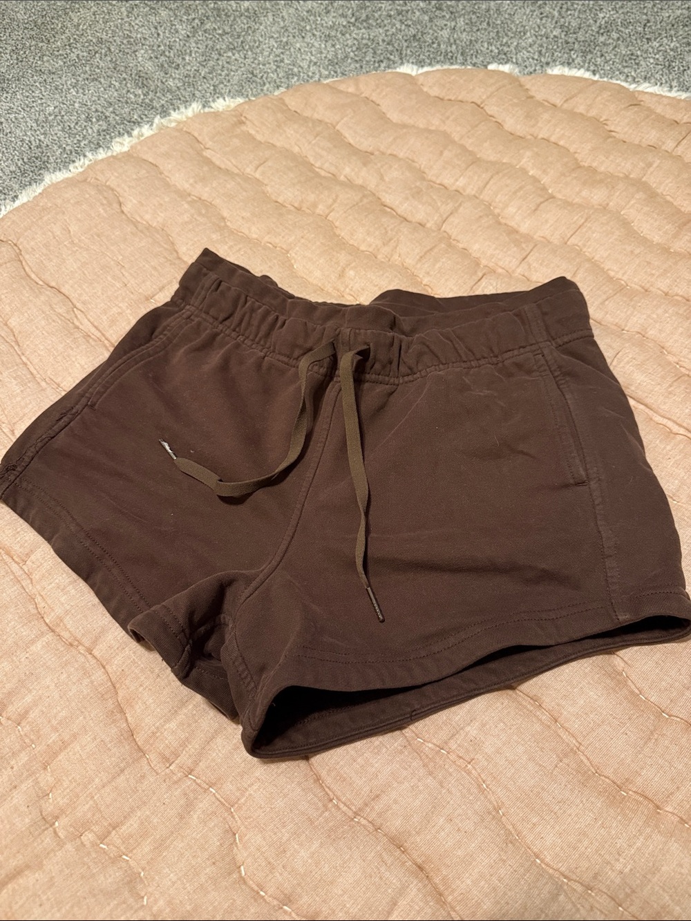 Women’s Brown Pull-On Lounge Shorts